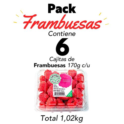 Frambuesa 1.02 Kg