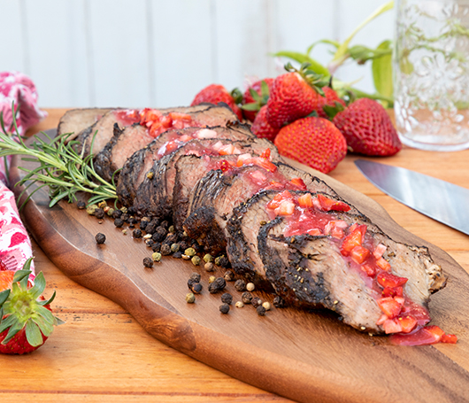 Picaña, Receta berryhouse, fresa, picaña con fresa