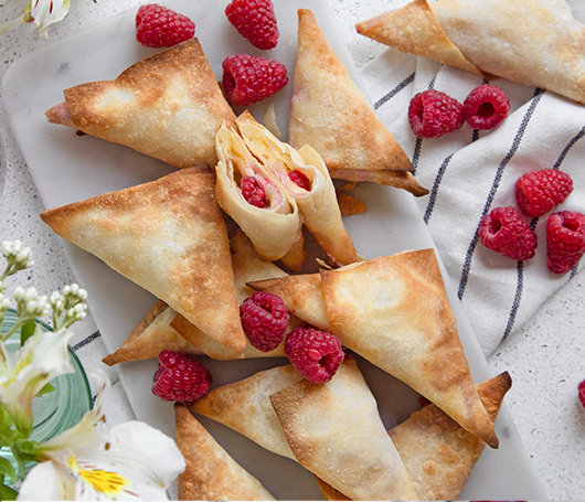 Frambuesa, receta berryhouse, empanaditas de frambuesause
